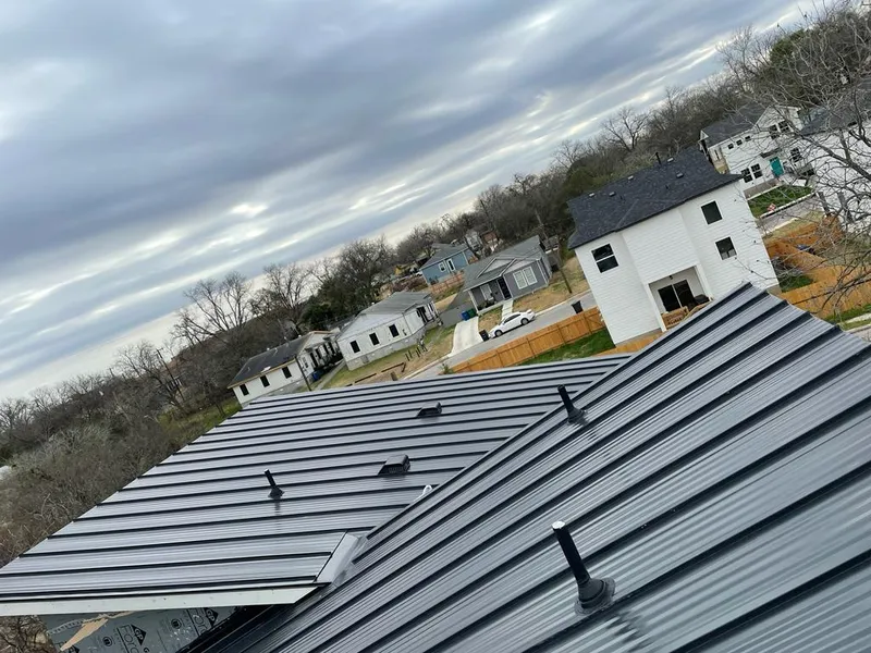 Standing seam metal roof panels with vents for Skylight Repair in Rosendale